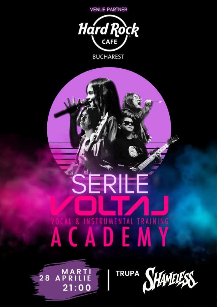 Seară Voltaj Academy | Concert Shameless @ Hard Rock Cafe
