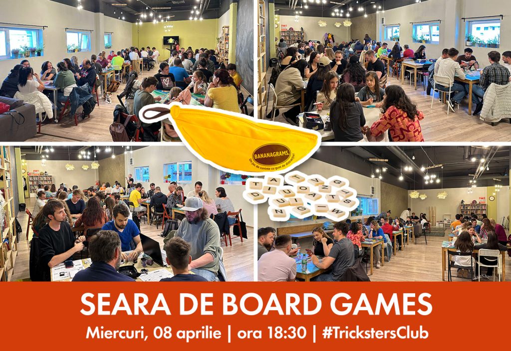Seara de board games - Bananagrams - joc de petrecere
