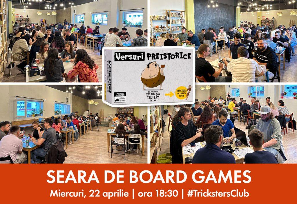 Seara de board games - Versuri preistorice aka Poetry for Neanderthals