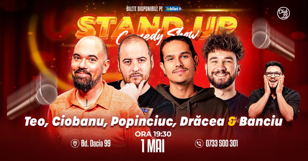 Teo, Andrei Ciobanu, Popinciuc, Drăcea - Banciu | Stand Up Comedy @ Club 99