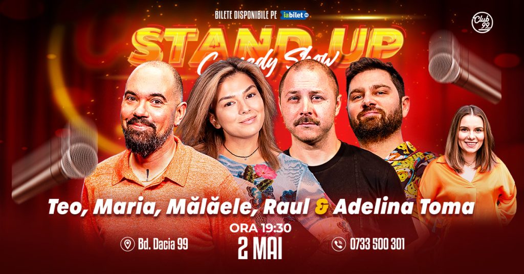 Teo, Maria Popovici, Mălăele, Raul Gheba - Adelina Toma | Stand Up Comedy @ Club 99