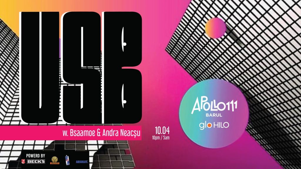 USB w. Bsaamoe & Andra Neacșu @ Apollo111 Barul & Terasa