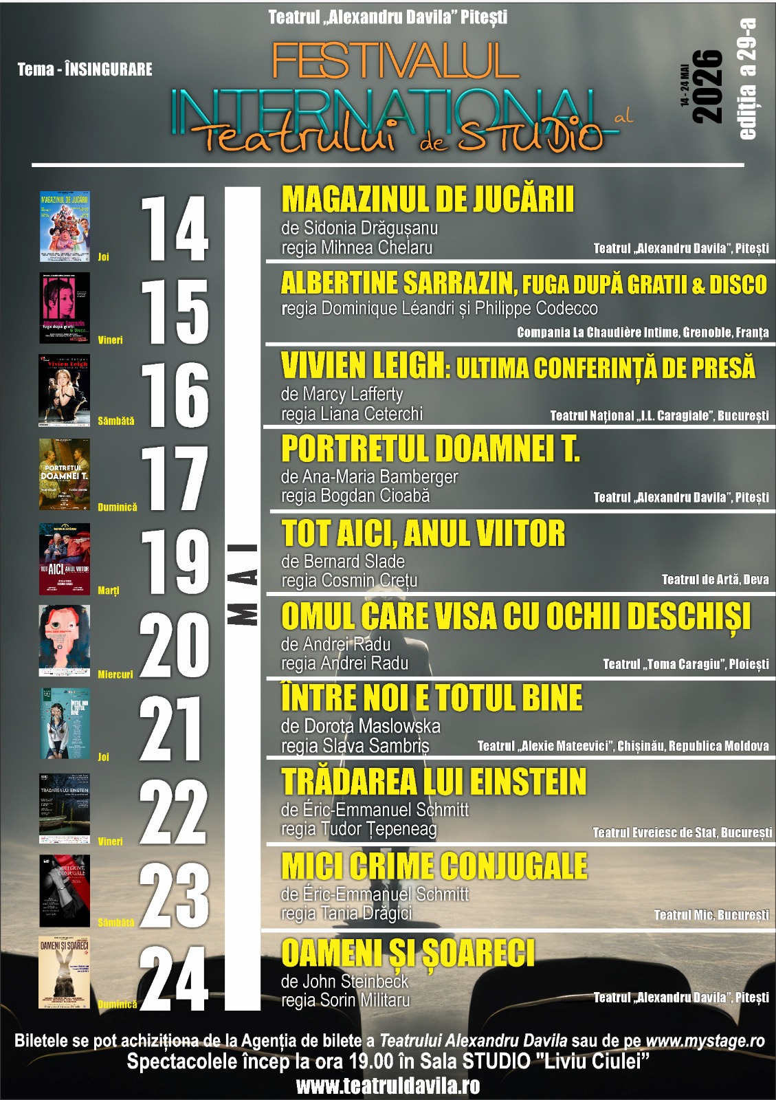 festivalul international al teatrului de studio 2026