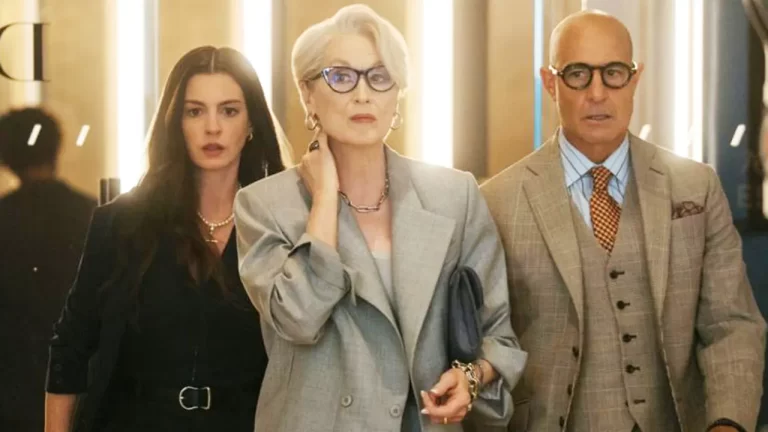 Anne Hathaway, Meryl Streep si Stanley Tucci in The Devil Wears Prada 2 (2026)