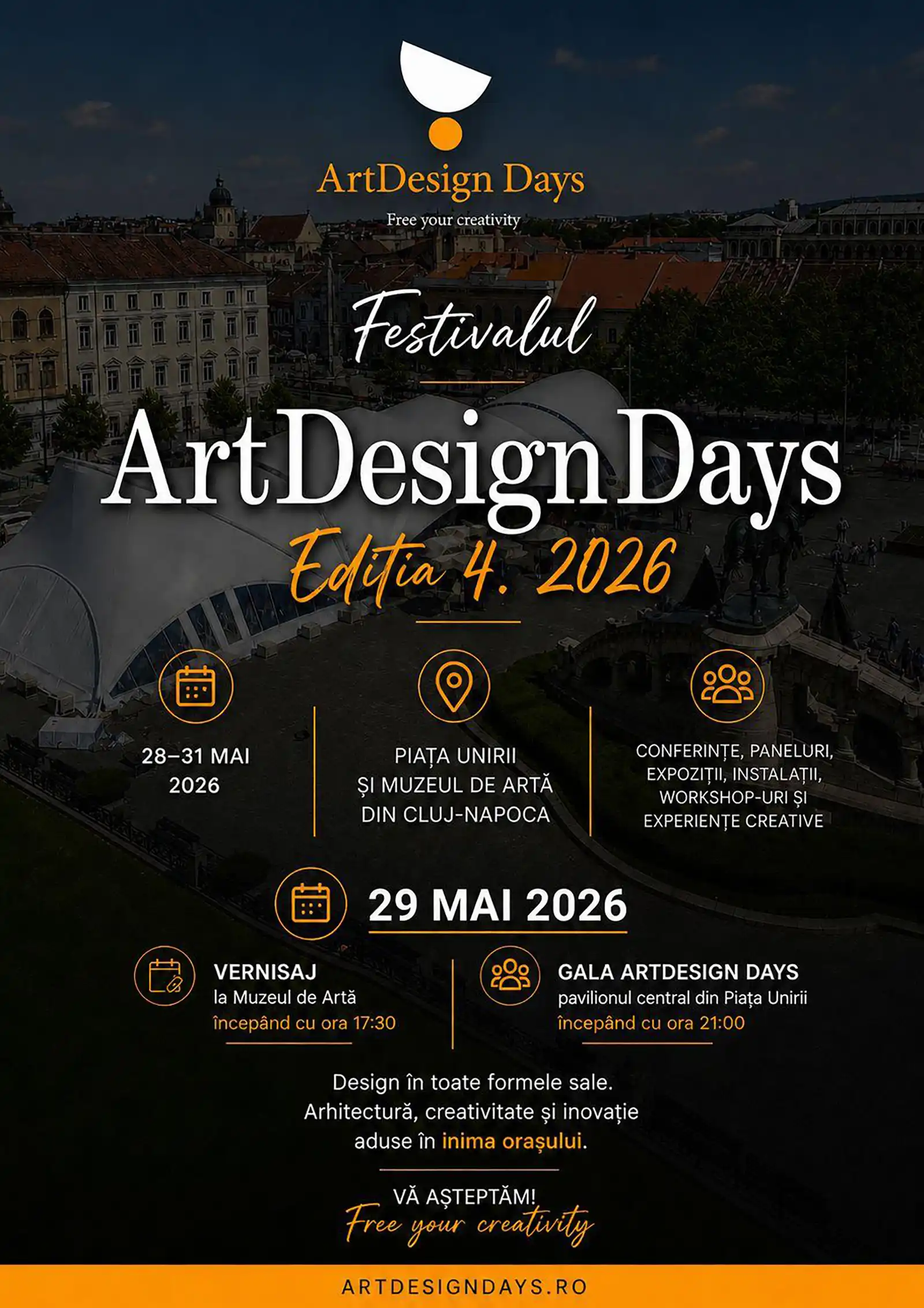 ArtDesign Days, la start: patru zile dedicate designului în toate formele sale, arhitecturii și artei contemporane
