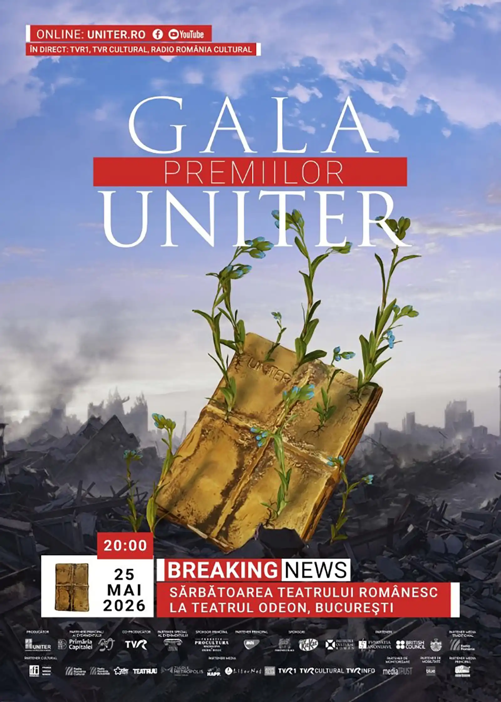 Gala Premiilor UNITER 2026 – un spectacol al contrastelor, așa cum e lumea în care trăim