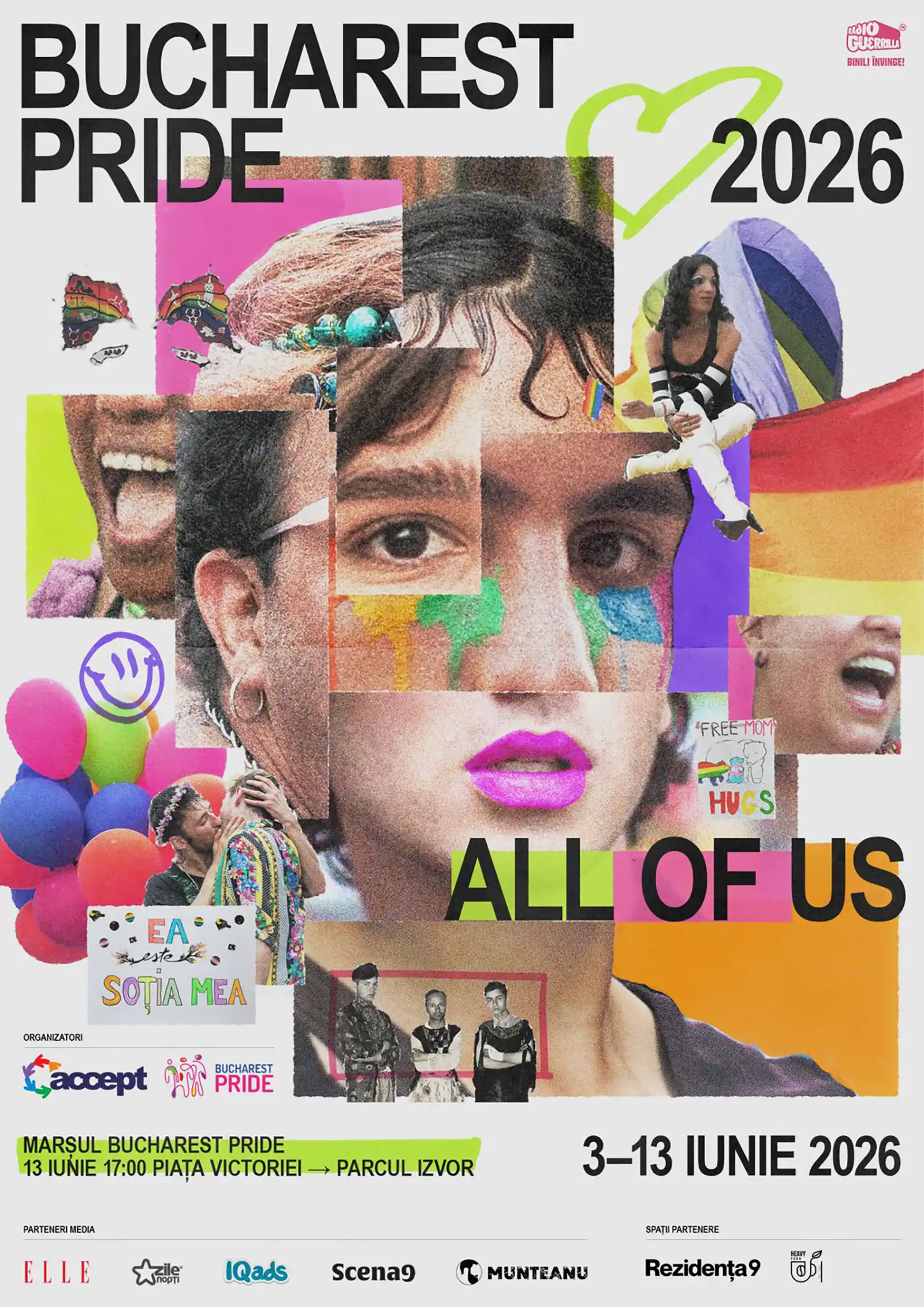Asociația ACCEPT anunță Bucharest Pride 2026.