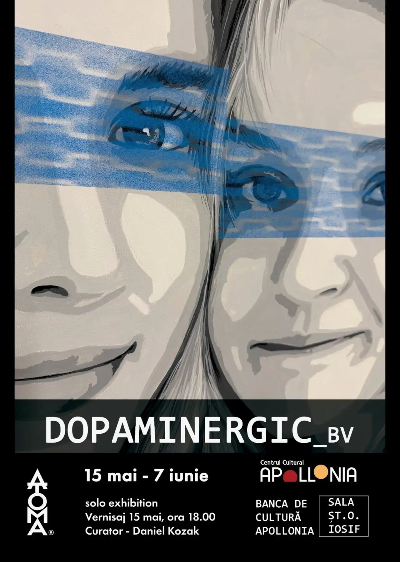 Dopaminergic BV, un solo show al artistei ATOMA la Banca de Cultură Apollonia