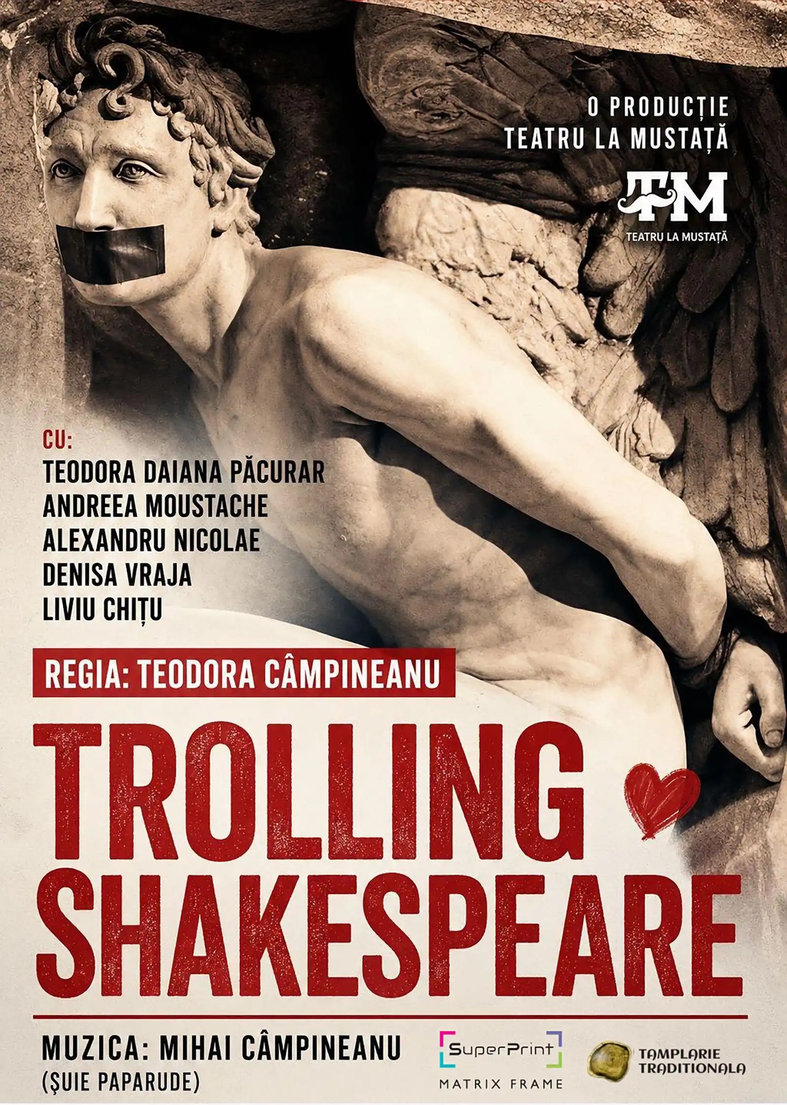Premiera națională &bdquo;Trolling Shakespeare&rdquo;
