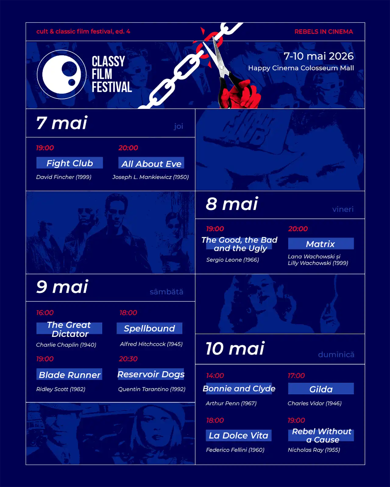 Classy Film Festival aduce filmele clasice mai aproape&nbsp;de publicul de azi