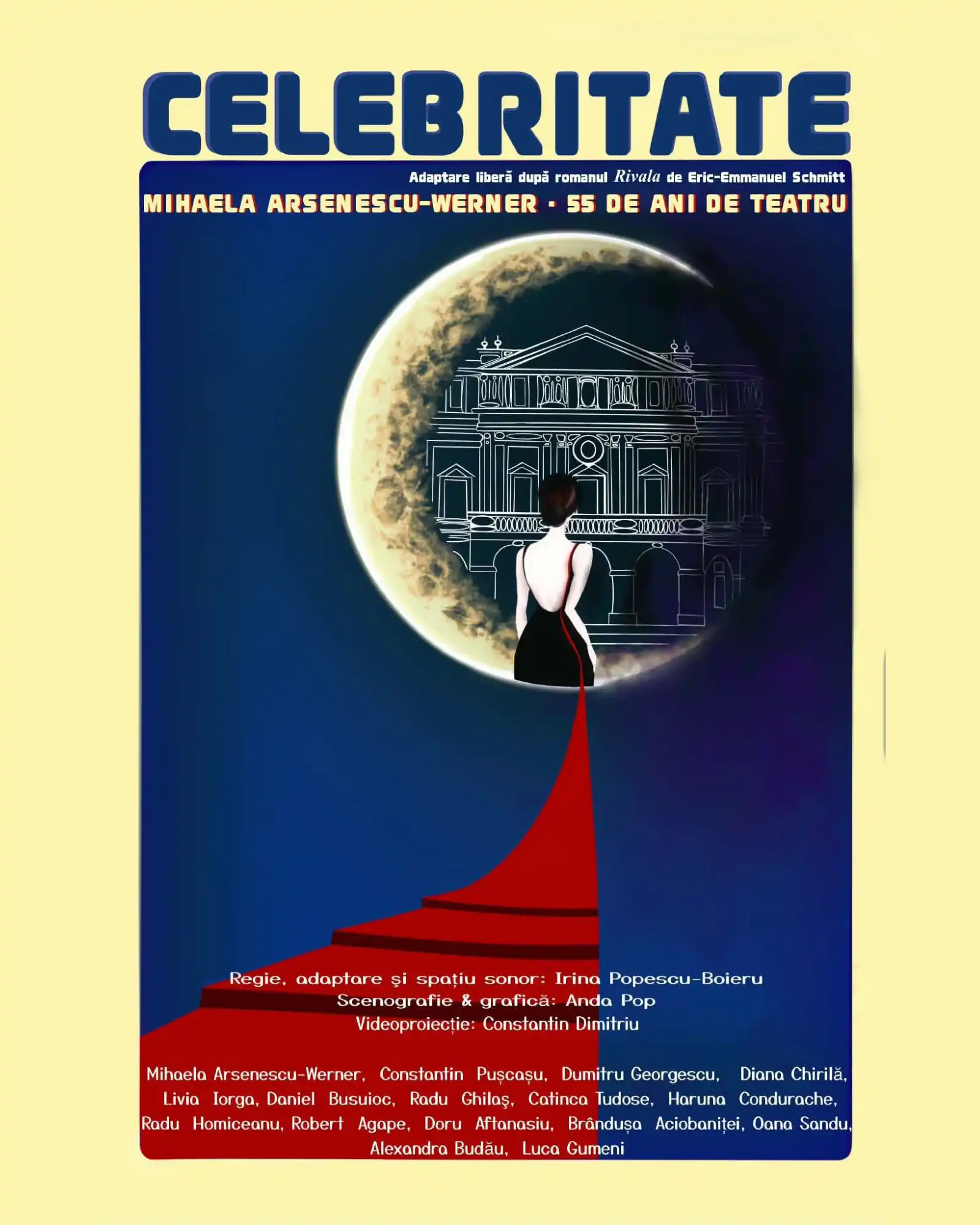 Premieră la Sala Studio a Naționalului ieșean „Celebritate”, adaptare liberă după romanul „Rivala” de Eric-Emmanuel Schmitt