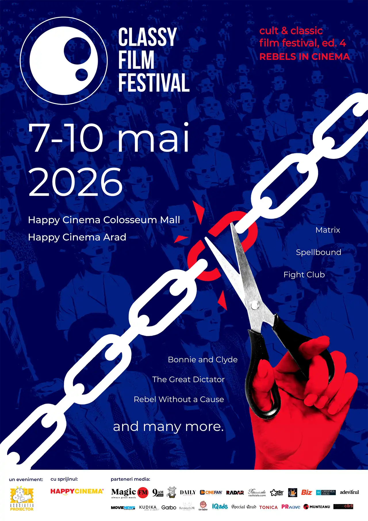 Classy Film Festival aduce filmele clasice mai aproape&nbsp;de publicul de azi