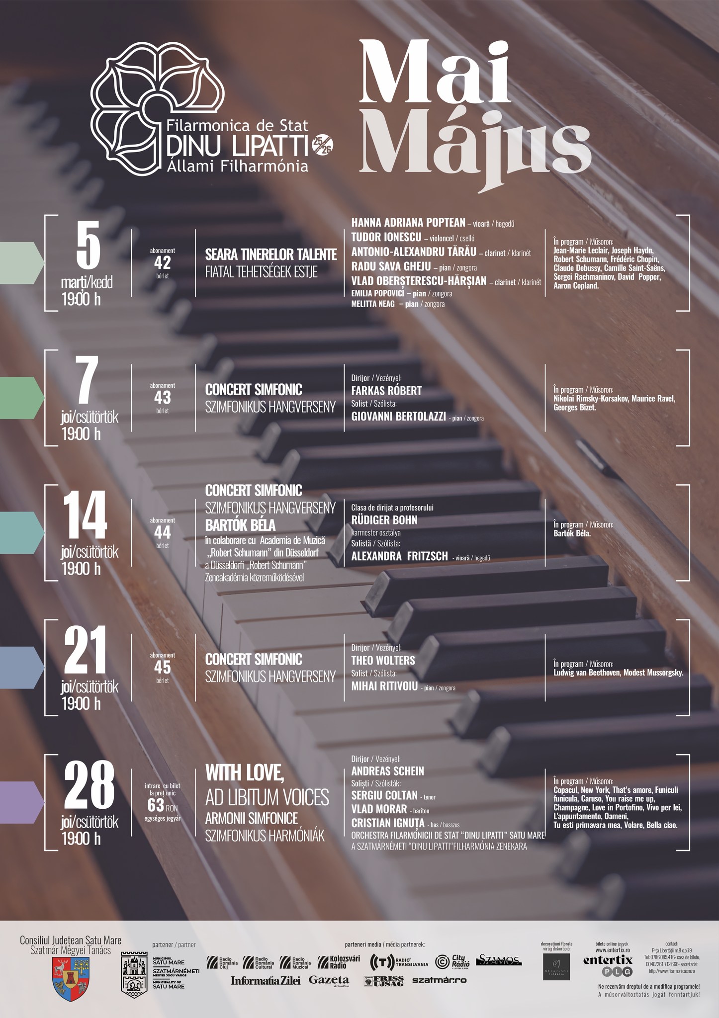 1-Concerte Lunii Mai 2026