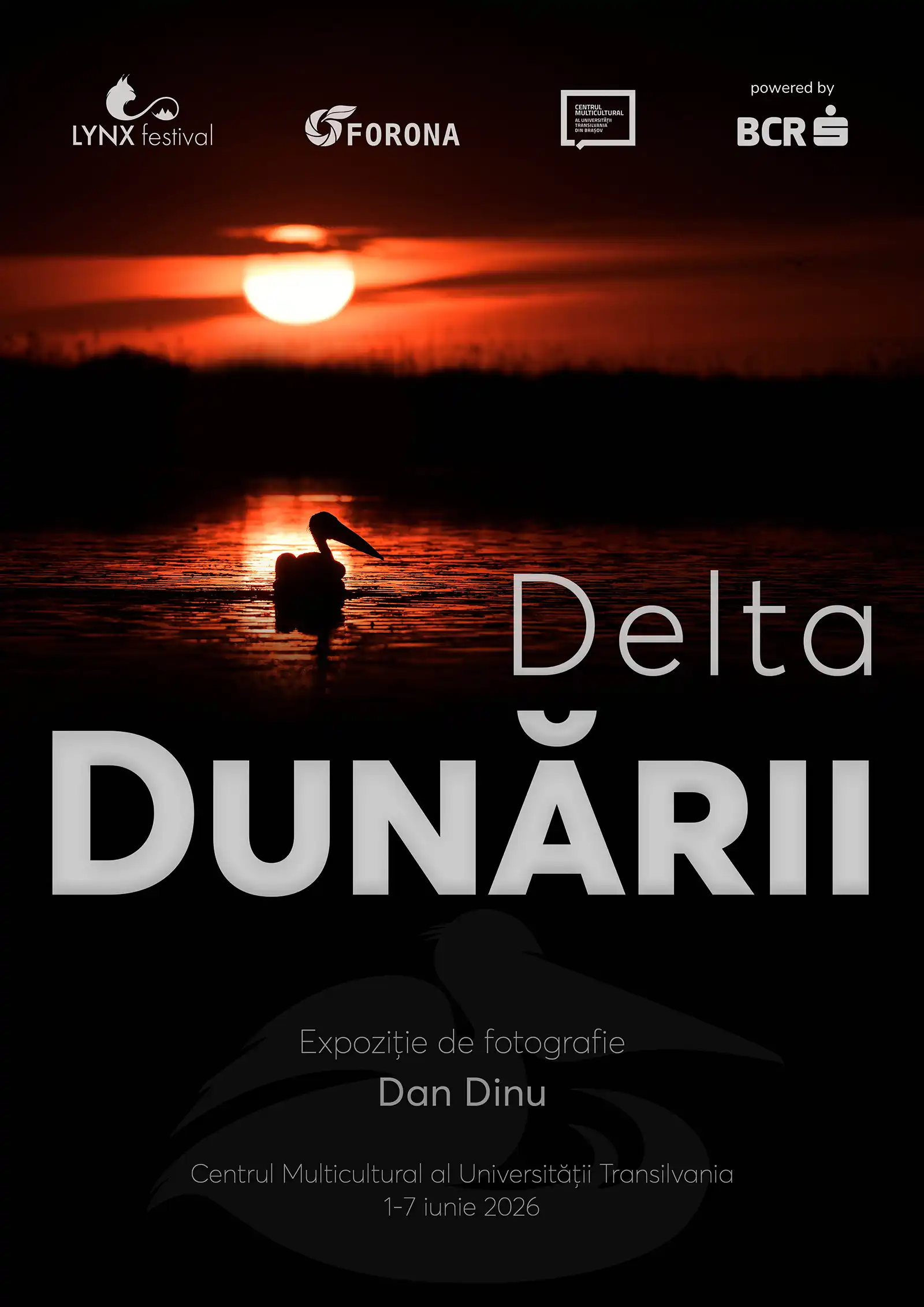 Delta Dunării, afis expoziție Lynx Festival