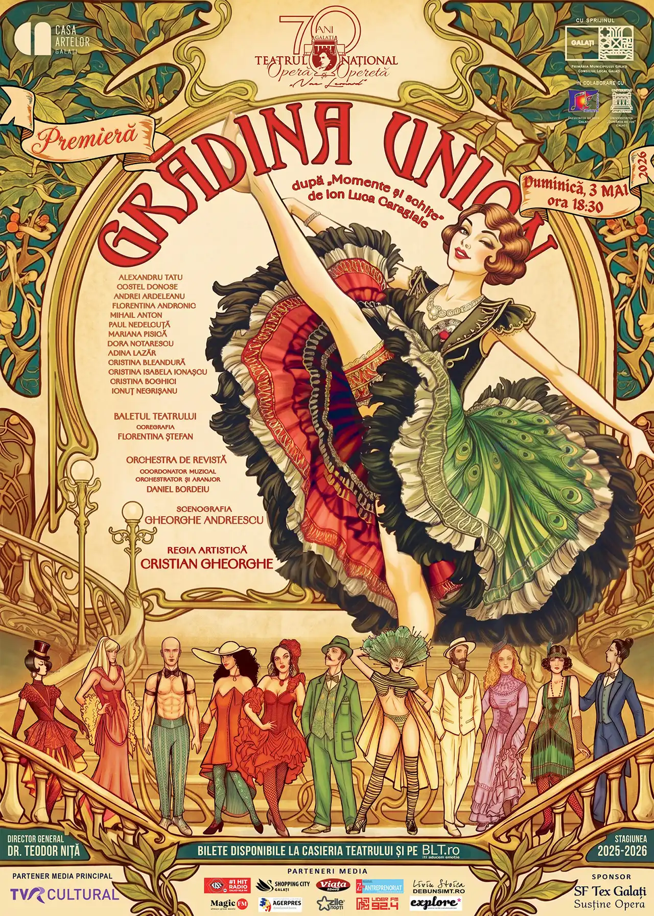 Teatrul Național de Operă și Operetă &bdquo;Nae Leonard&rdquo;. Agenda Culturală &ndash; 3 mai 2026