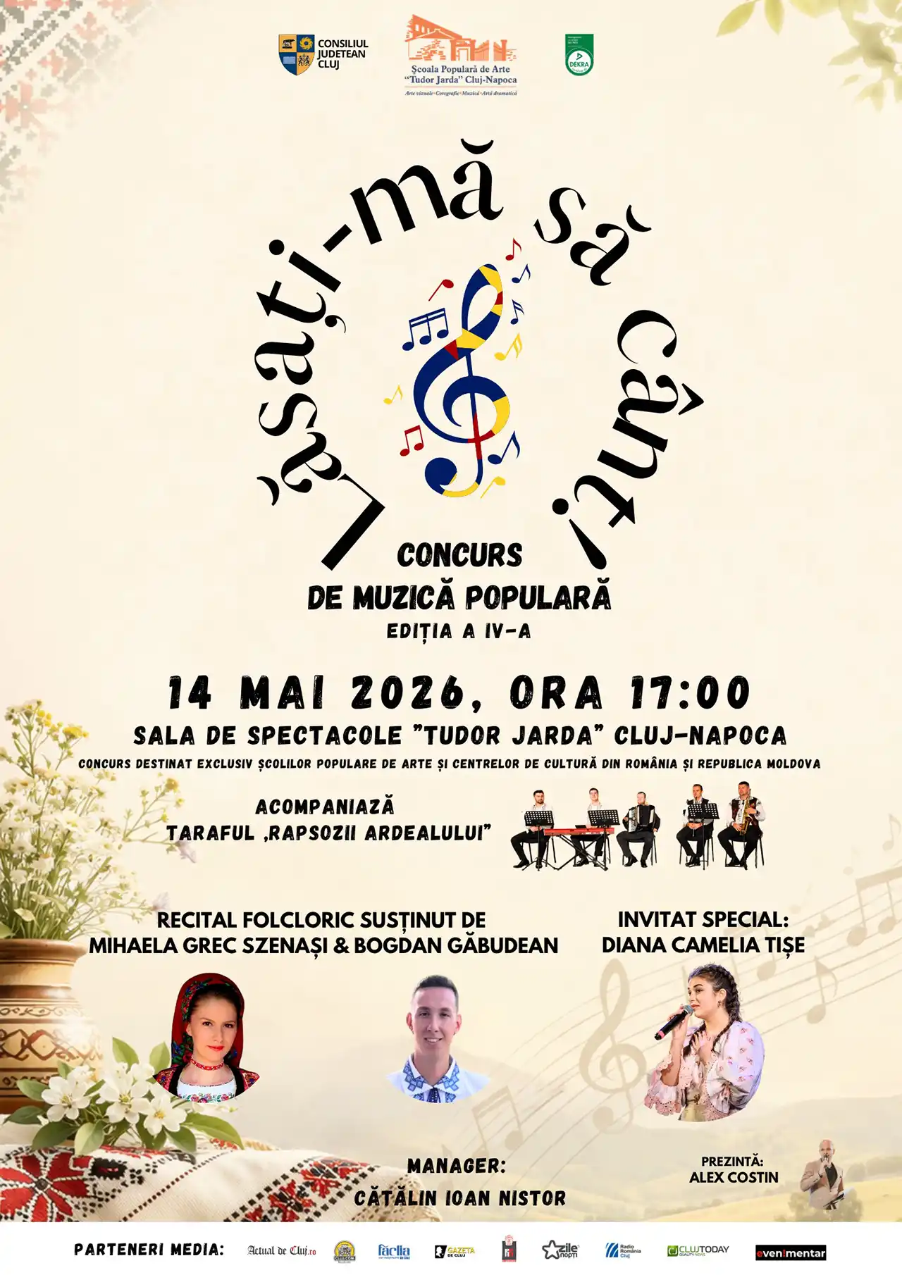 Concurs de muzică populară &bdquo;Lăsați-mă să c&acirc;nt!"