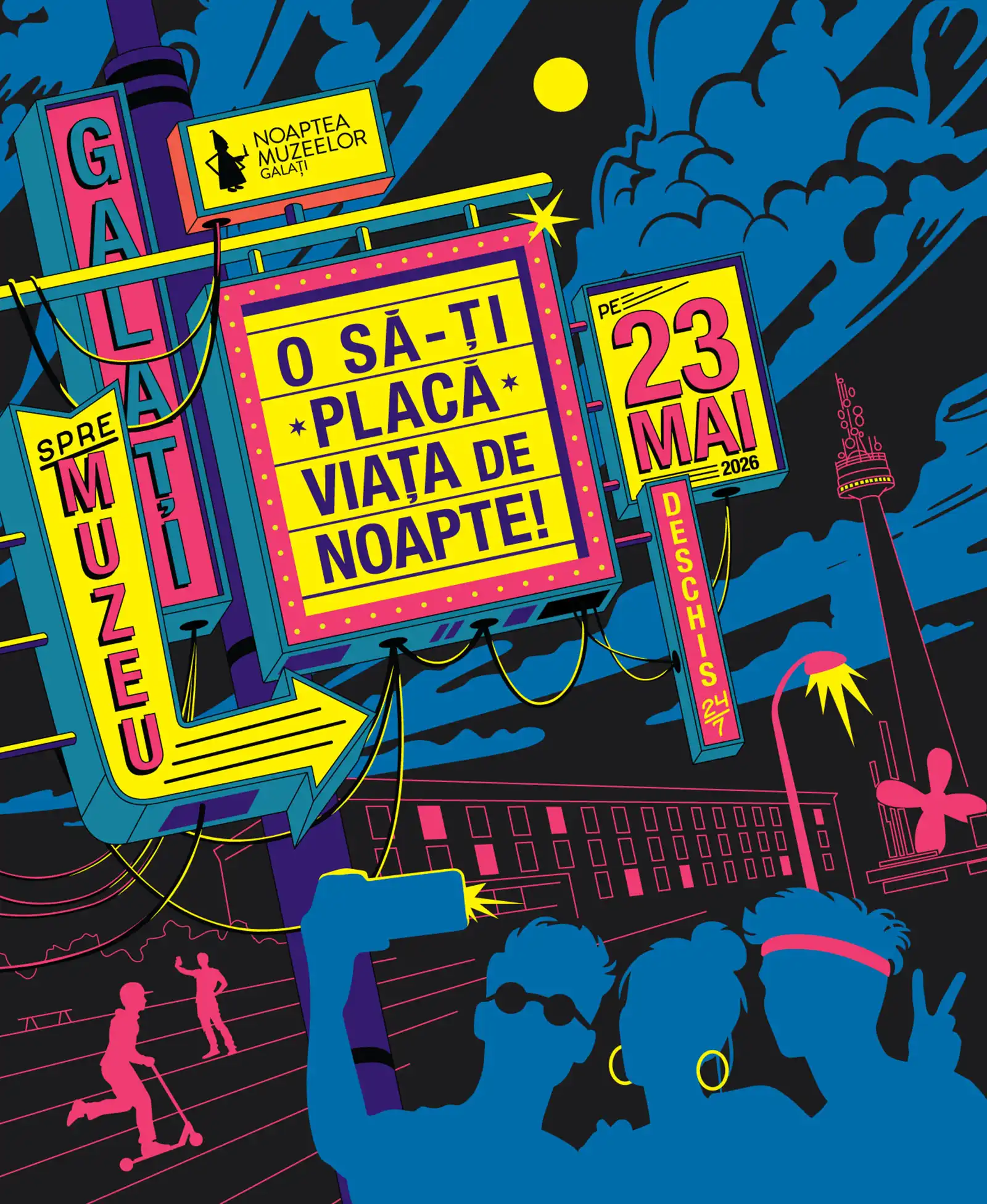 Noaptea Muzeelor Galați afis 2026