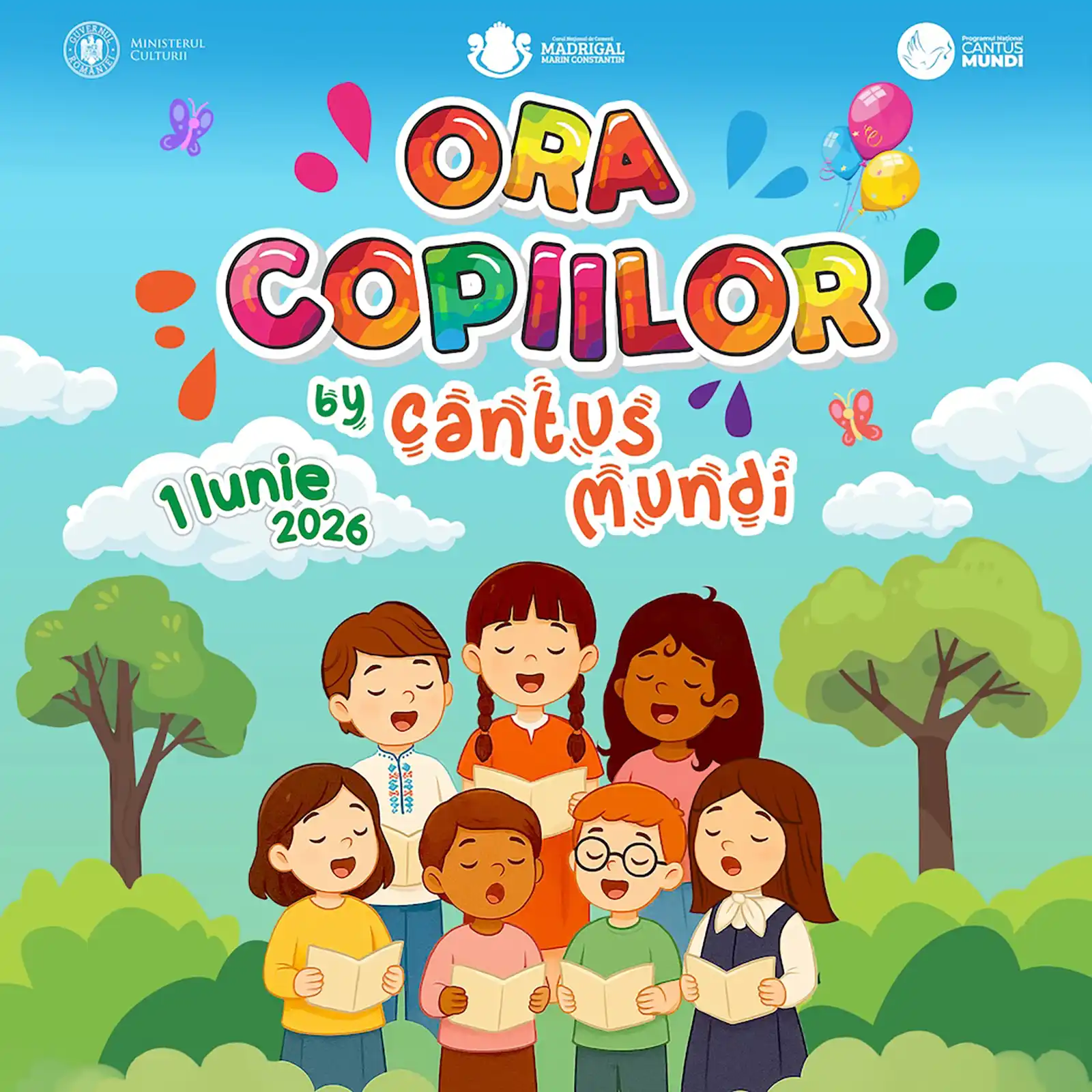 De Ziua Copilului, peste 17.000 de copii c&acirc;ntă la Ora Copiilor by Cantus Mundi &icirc;n Rom&acirc;nia și Republica Moldova