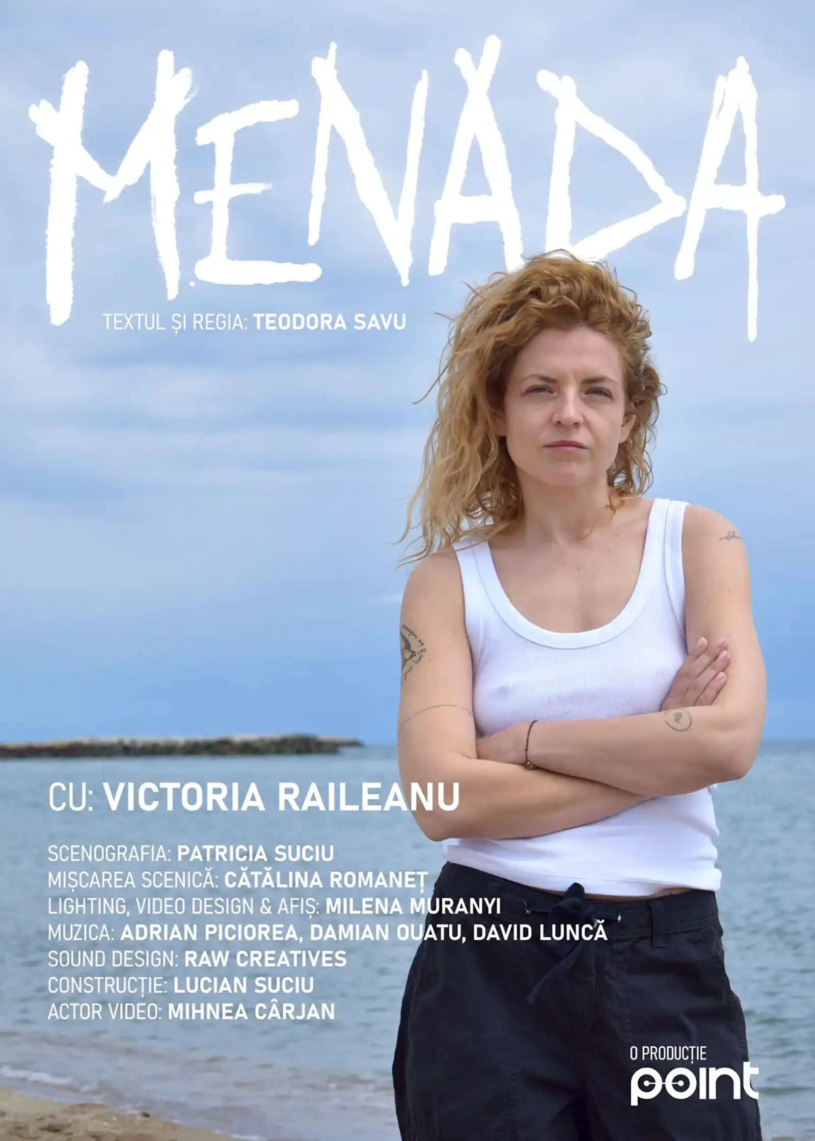 POINT prezintă premiera spectacolului &bdquo;MENADA&rdquo;, cu Victoria Raileanu, pe 22, 23 și 24 mai.