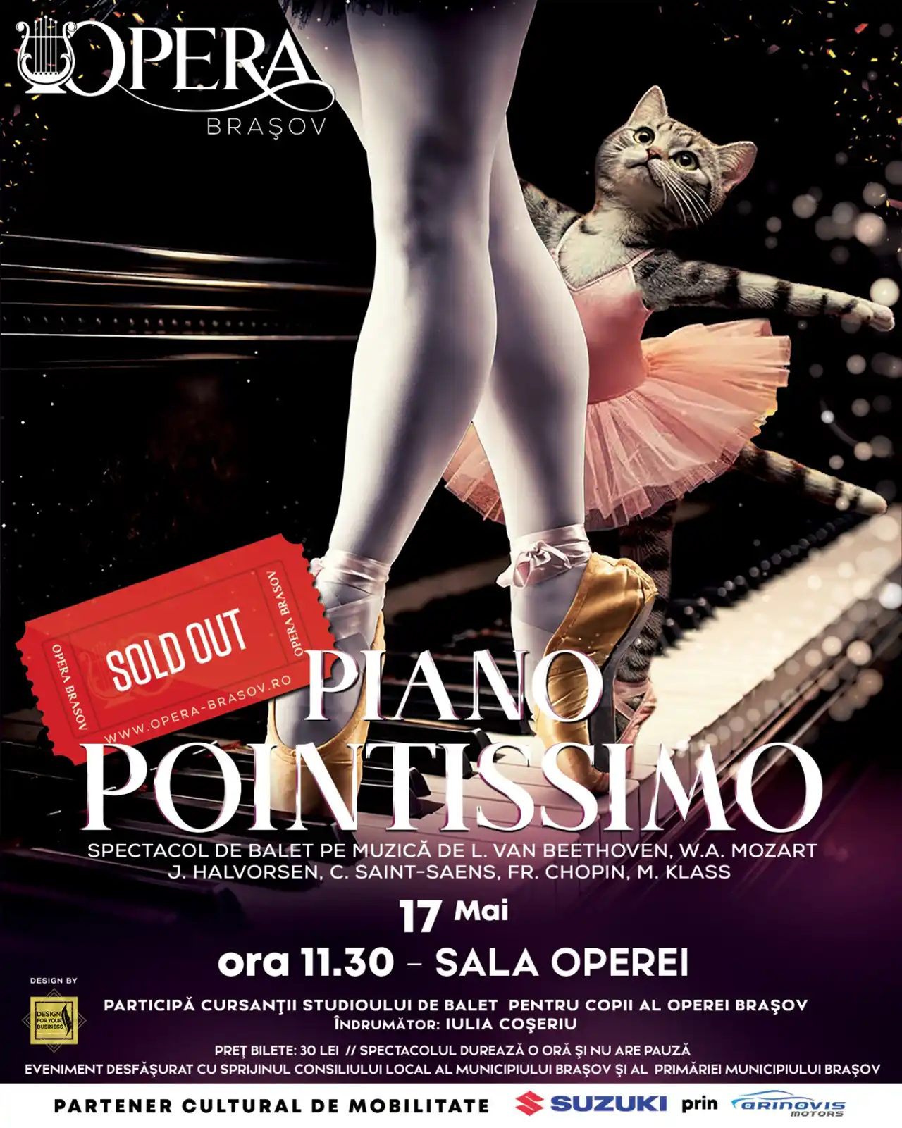 Cea mai nouă premieră de balet revine pe scena Operei Brașov!