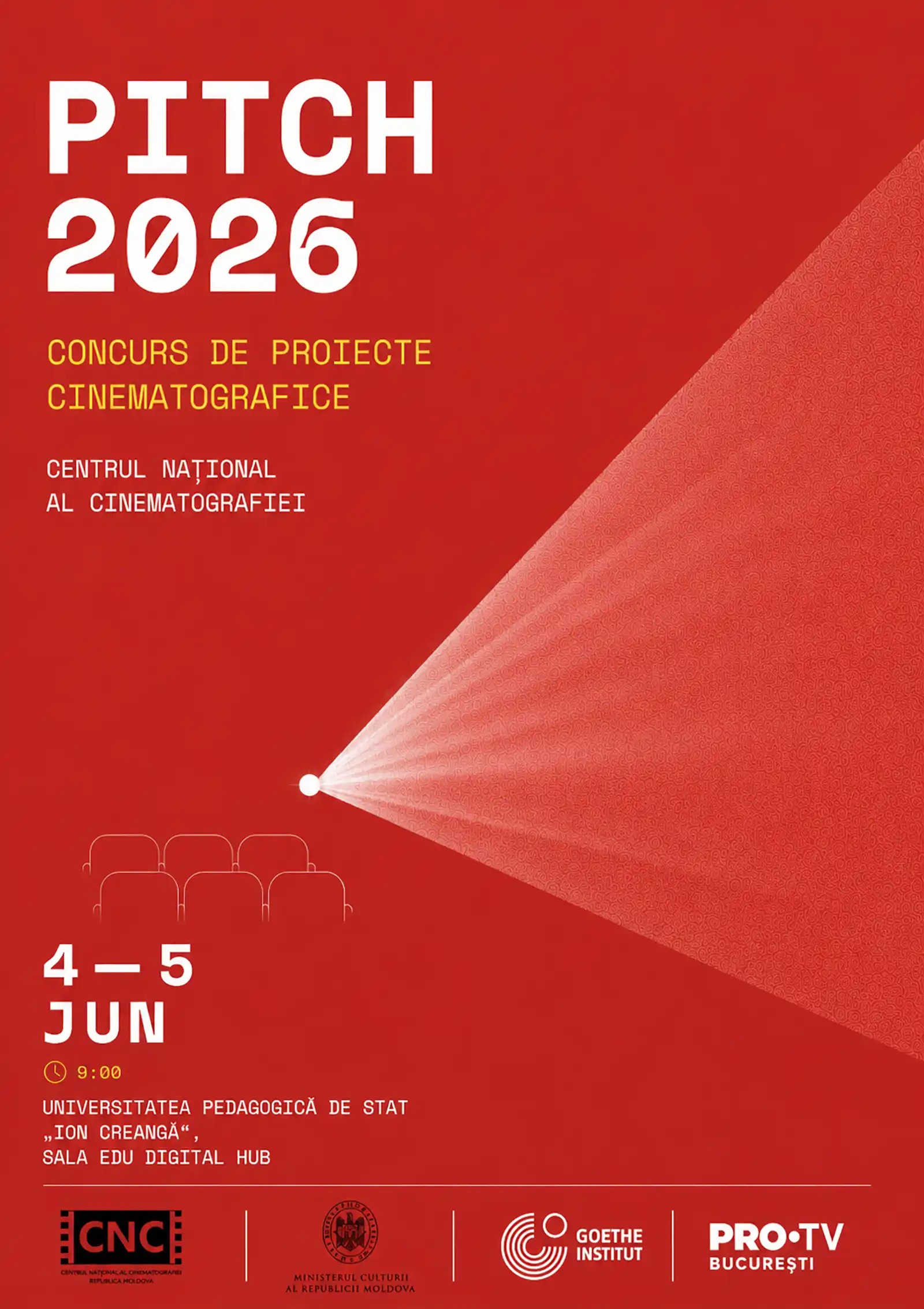 Centrul Național al Cinematografiei din Republica Moldova organizează Prezentarea Publică a Proiectelor Cinematografice &ndash; Pitch CNC 2026