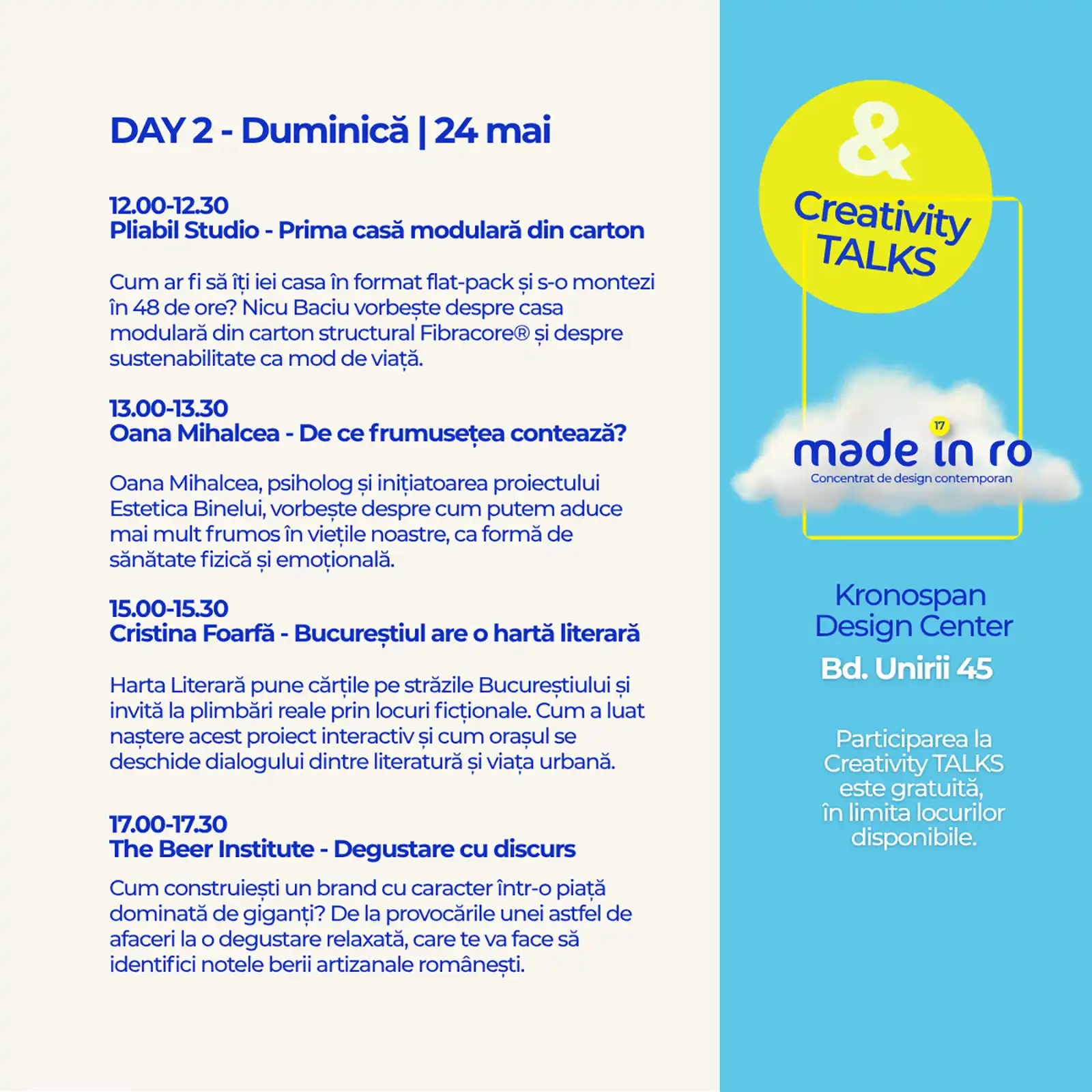 Evenimentul de design contemporan Made in RO revine cu o nouă ediție într-un spațiu deosebit, pe 23-24 mai