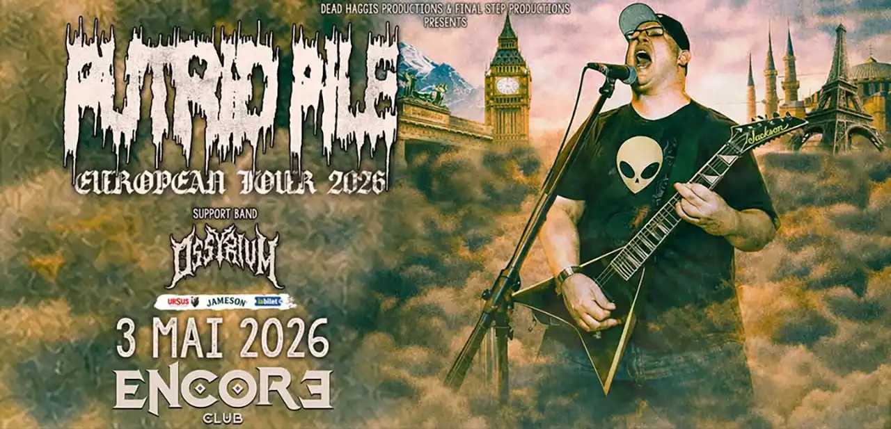 Afis concert Putrid Pile (US) x Ossyrium (RO)