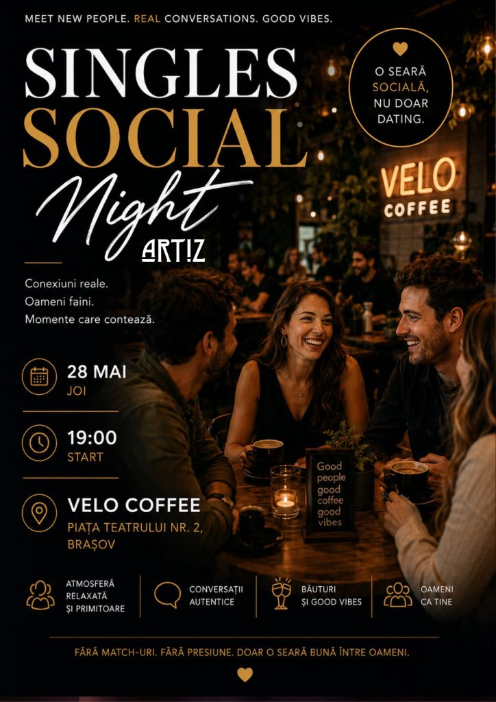 1-Singles Social Night powered by ARTIZ