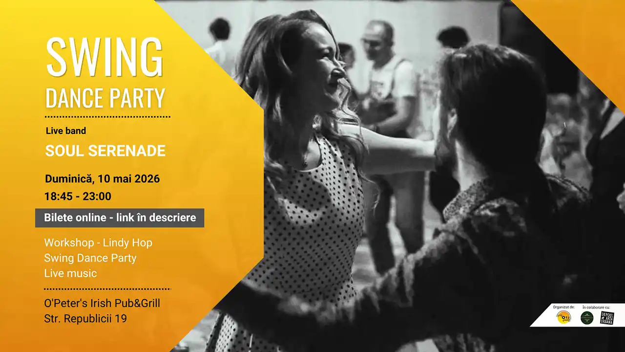 afis Swing Dance Party cu Soul Serenade