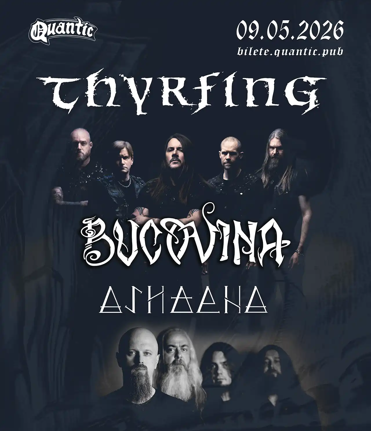 Thyrfing concertează pentru prima dată &icirc;n Rom&acirc;nia, pe 9 mai, alături de Bucovina și Ashaena