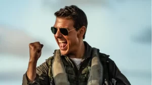 Poză cu Tom Cruise din Top Gun