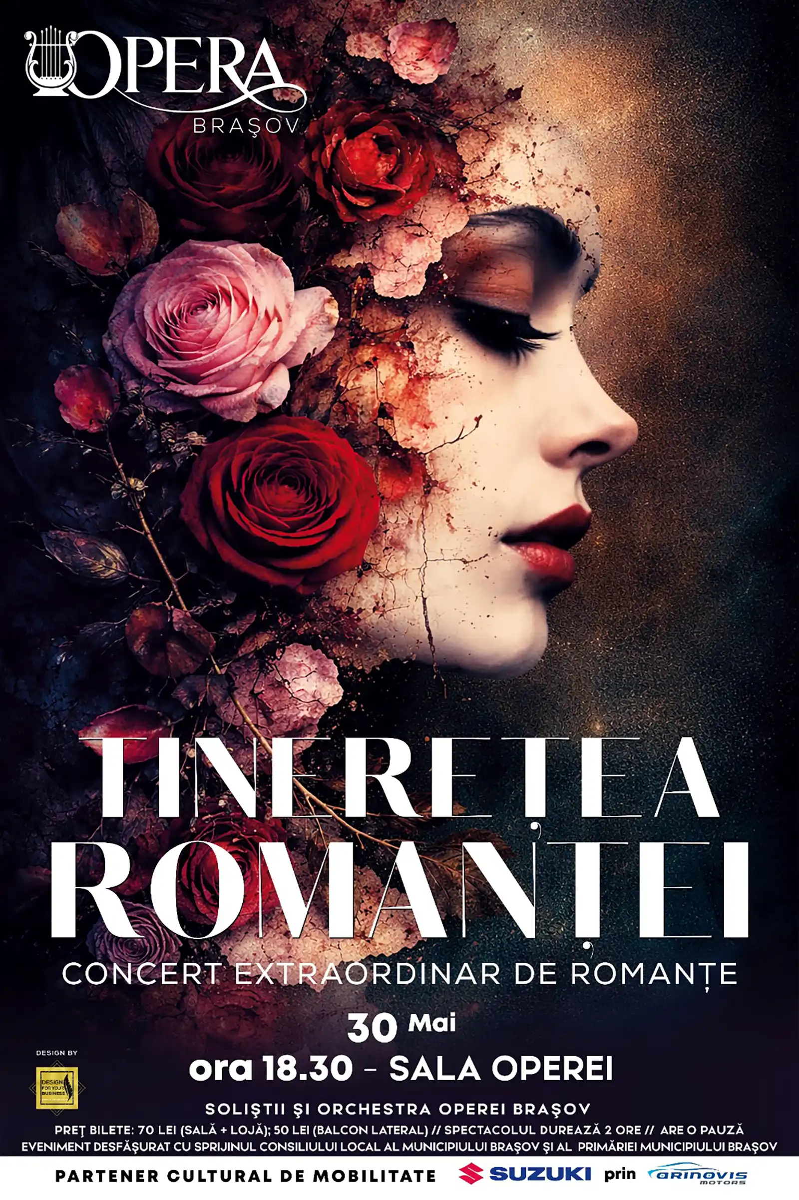 Concert de romanțe și spectacol pentru copii, la Opera Brașov