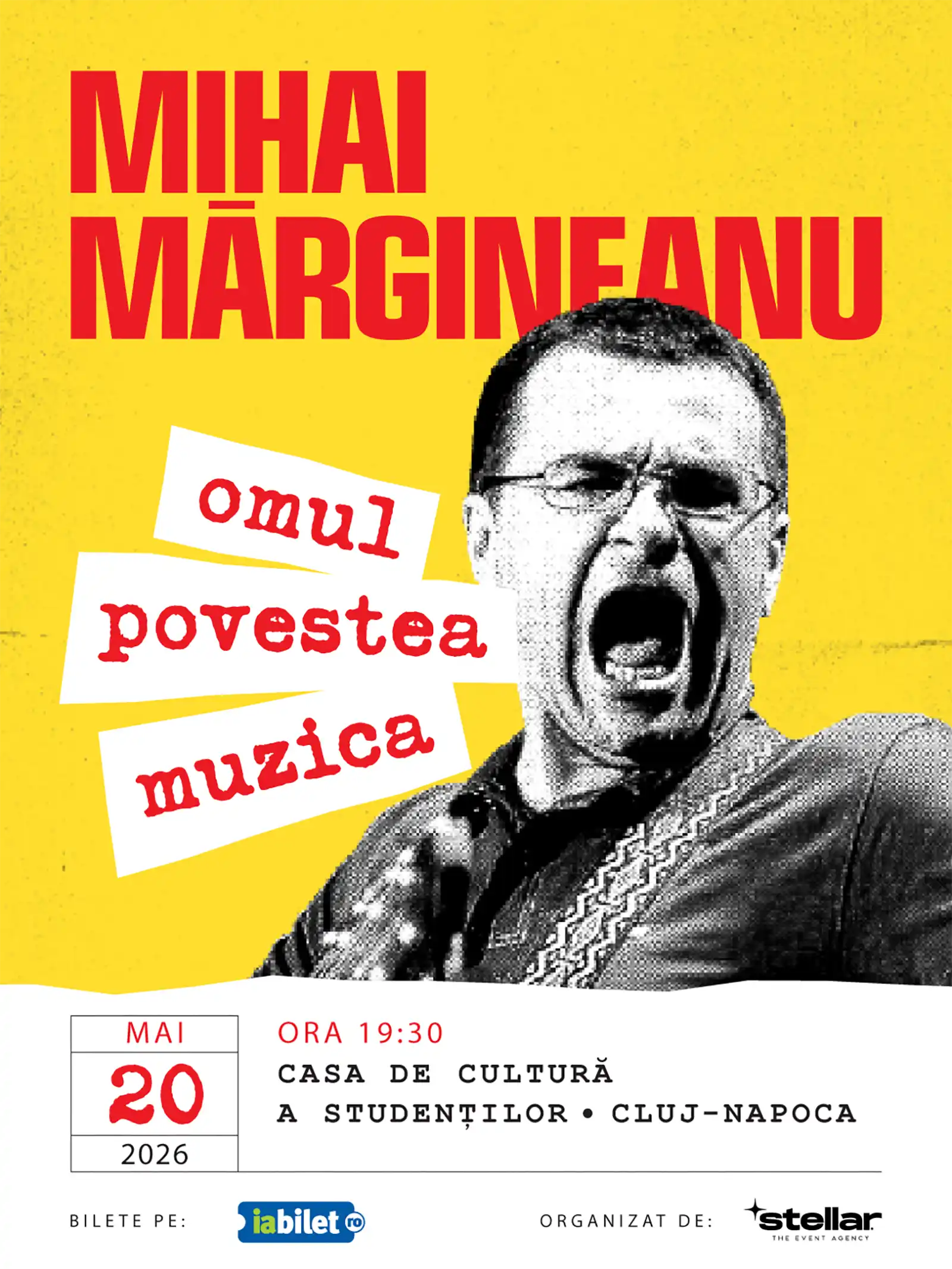 Mihai Mărgineanu aduce la Cluj-Napoca spectacolul „Omul, Povestea, Muzica" într-o întâlnire fără măști despre viață și cântec