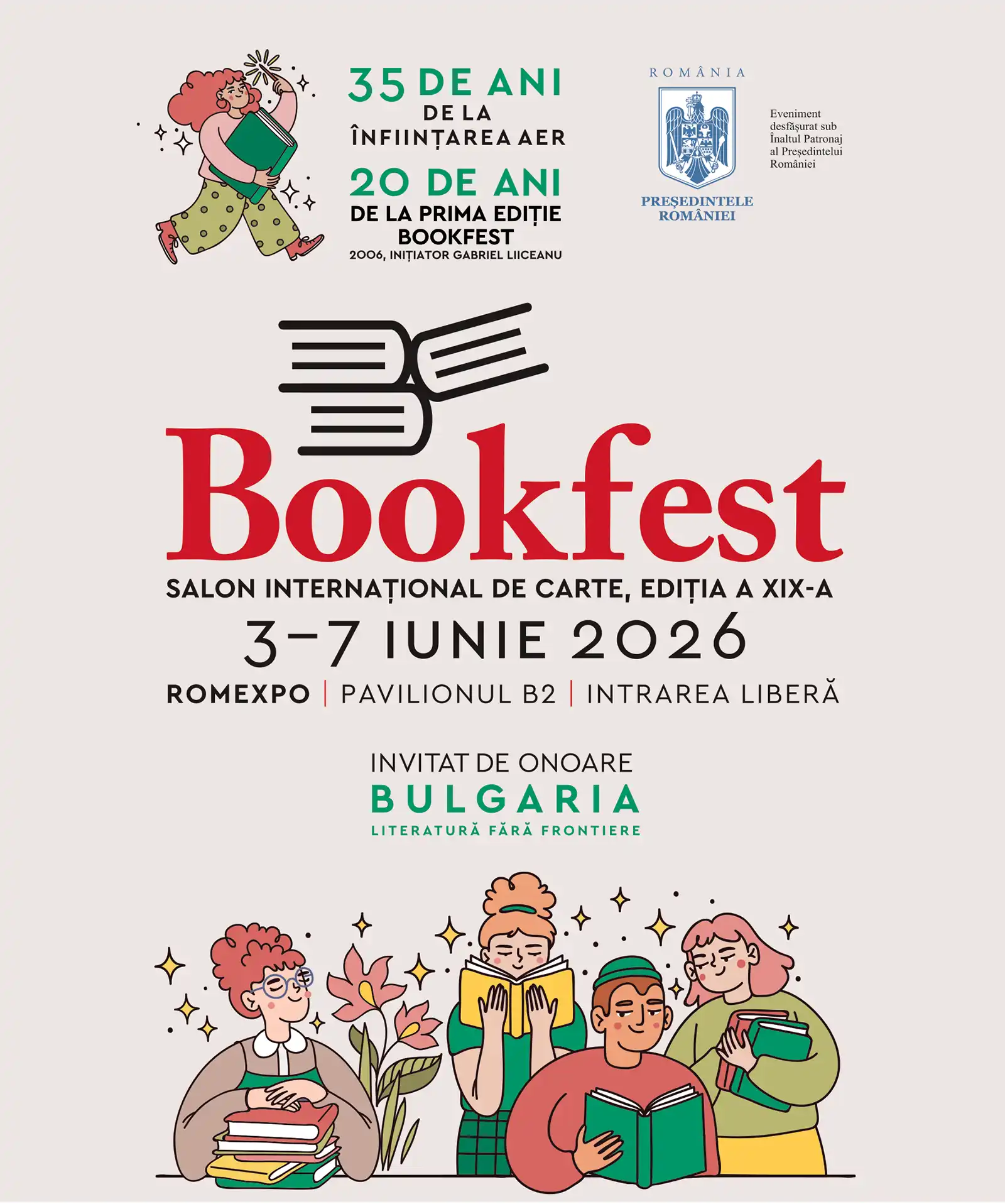 Bookfest anunță o spectaculoasă ediție aniversară
