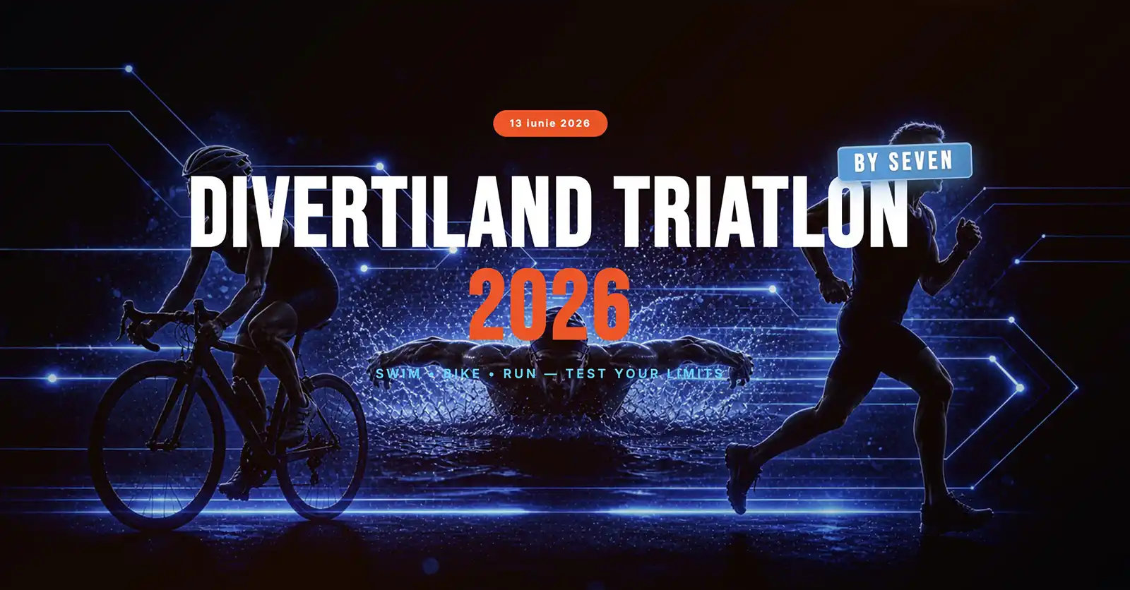 Divertiland Triatlon by Seven va avea loc pe 13 iunie 2026