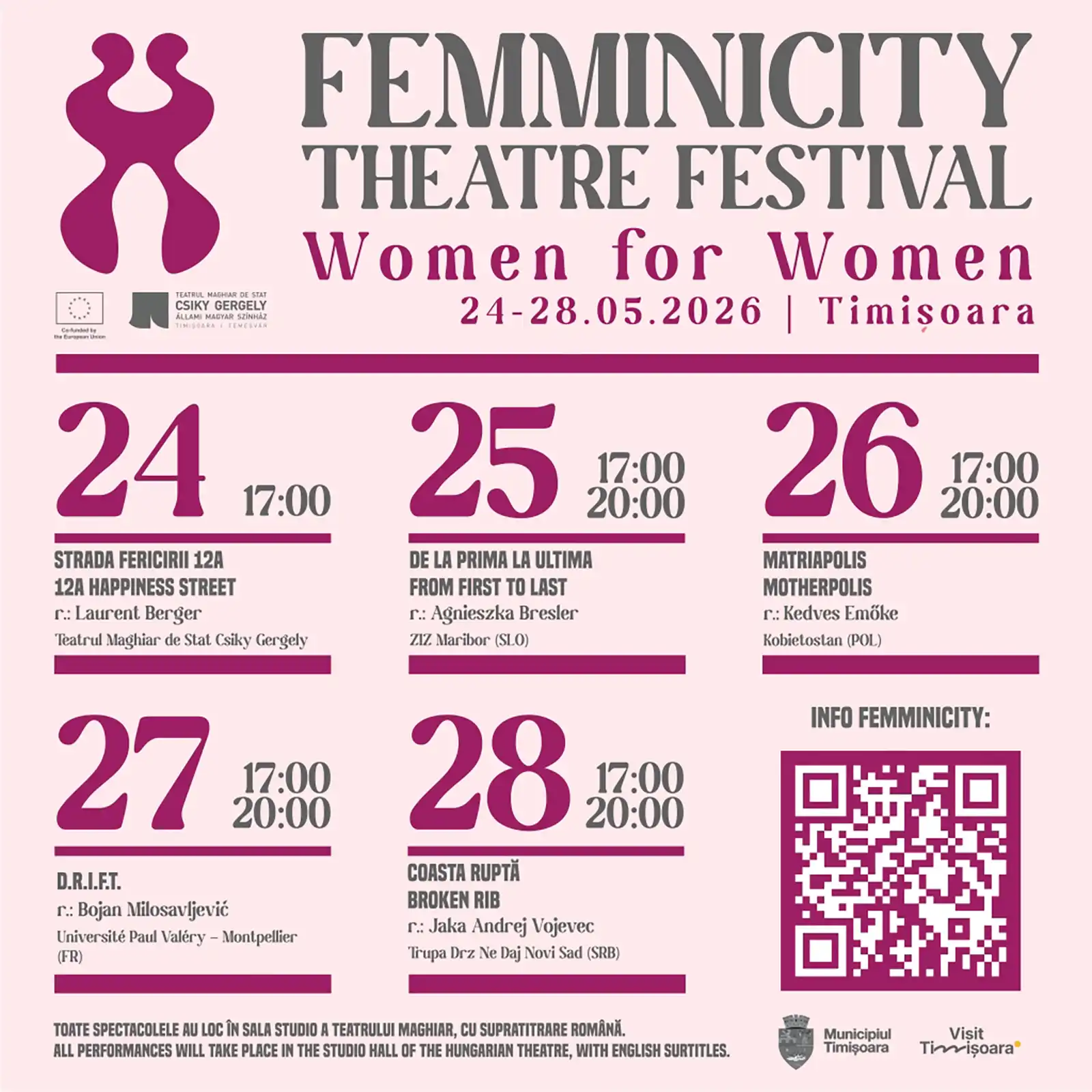 Ce faci în Timișoara săptămâna aceasta: 25–31 mai 2026