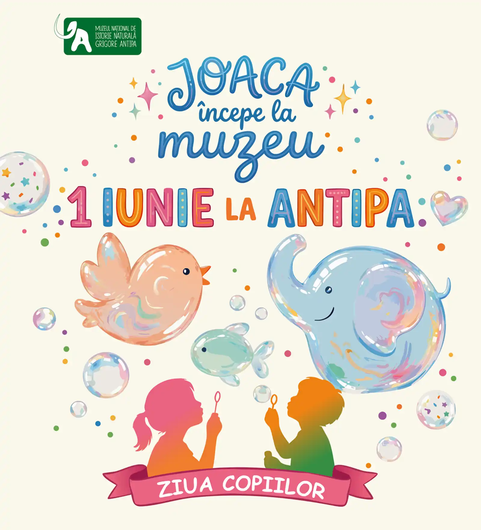 Joaca începe la muzeu! 1 iunie la Antipa, distracție garantată
