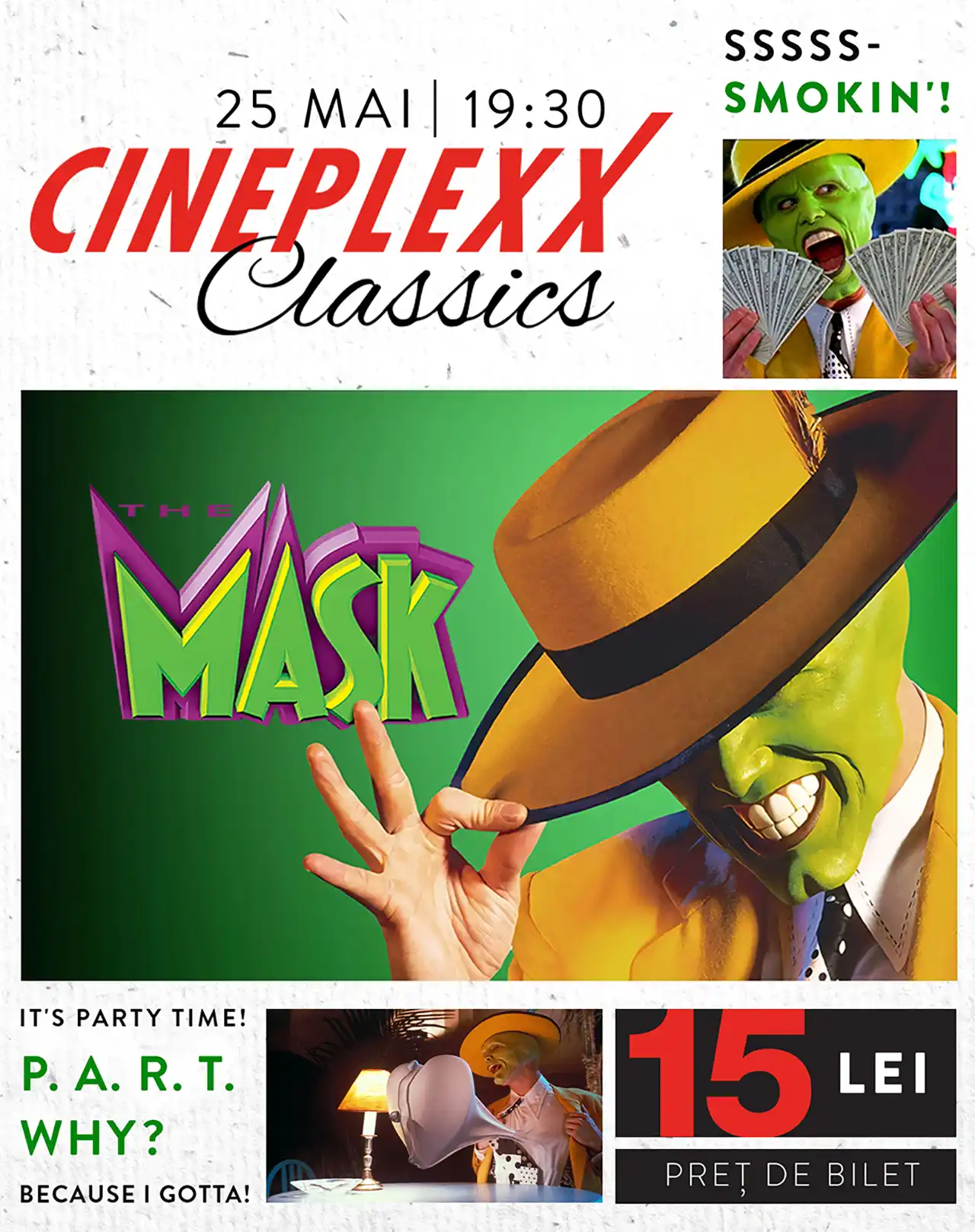 „The Mask” revine pe marele ecran la Cineplexx exclusiv pe 25 mai!