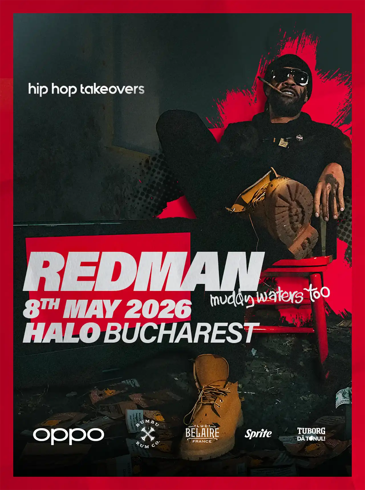 Concerte &icirc;n București, săptăm&acirc;na 4-10 mai 2026: cine c&acirc;ntă săptăm&acirc;na asta &icirc;n capitală - imagine concert Redman