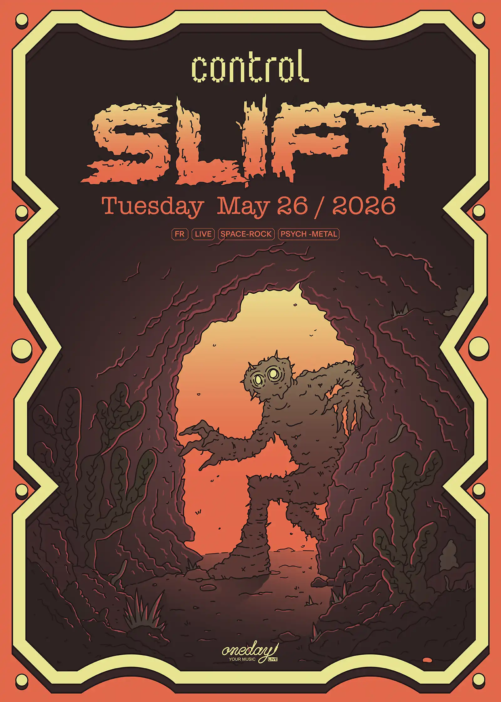 Psych-metal francez cu SLIFT – live, în premieră la București!