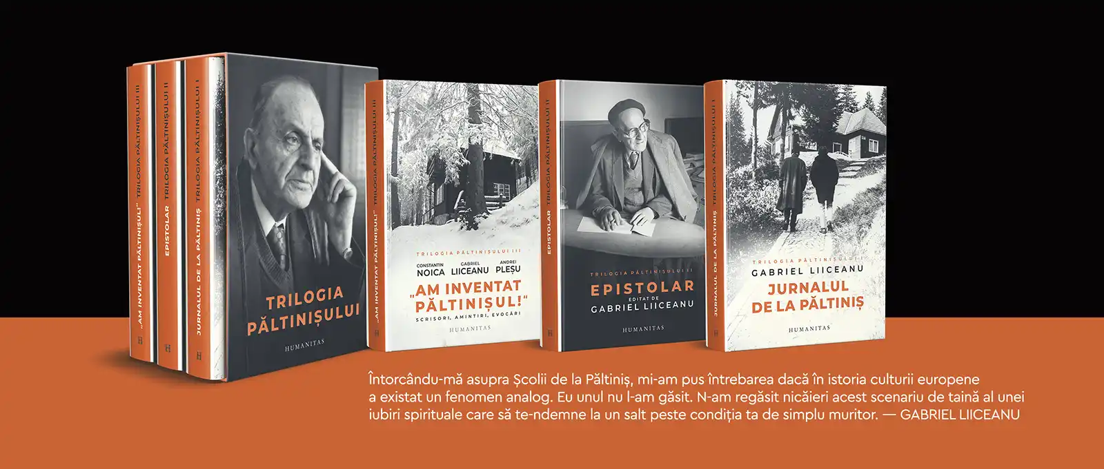 Colecție de cărți „Trilogiei Păltinișului” de Gabriel Liiceanu