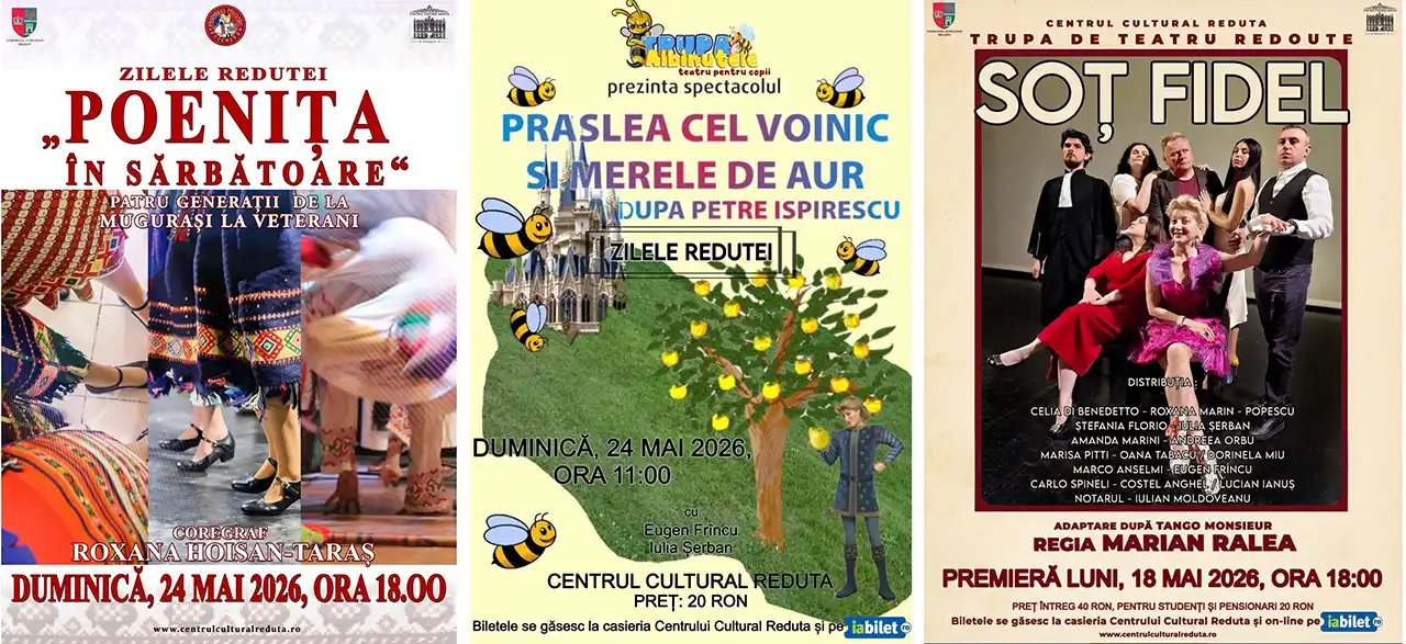 Zilele Redutei, o săptăm&acirc;nă dedicată artei, tradițiilor și dialogului cultural