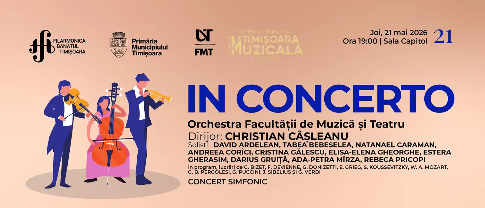 Șase motive să petreci weekendul alături de Filarmonica Banatul Timișoara