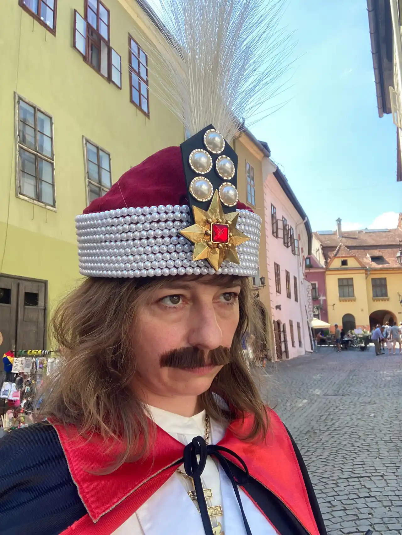 Foto - Eszter Tompa, &icirc;n rolul lui Vlad Țepeș din filmul &bdquo;Dracula&rdquo;, de Radu Jude. Foto - Arhiva personală ET