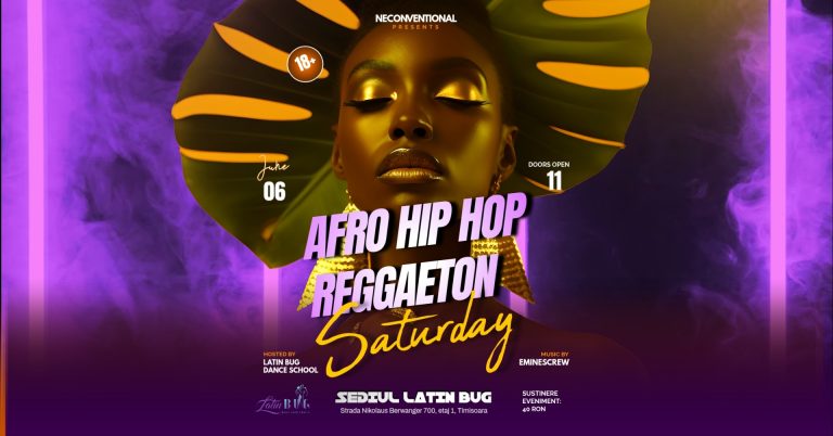 Afro, Hip Hop & Reggaeton Saturday