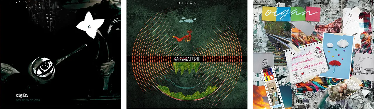 Artwork albume OIGĂN Oana Marinică - Marius Perţe - Petru Csere