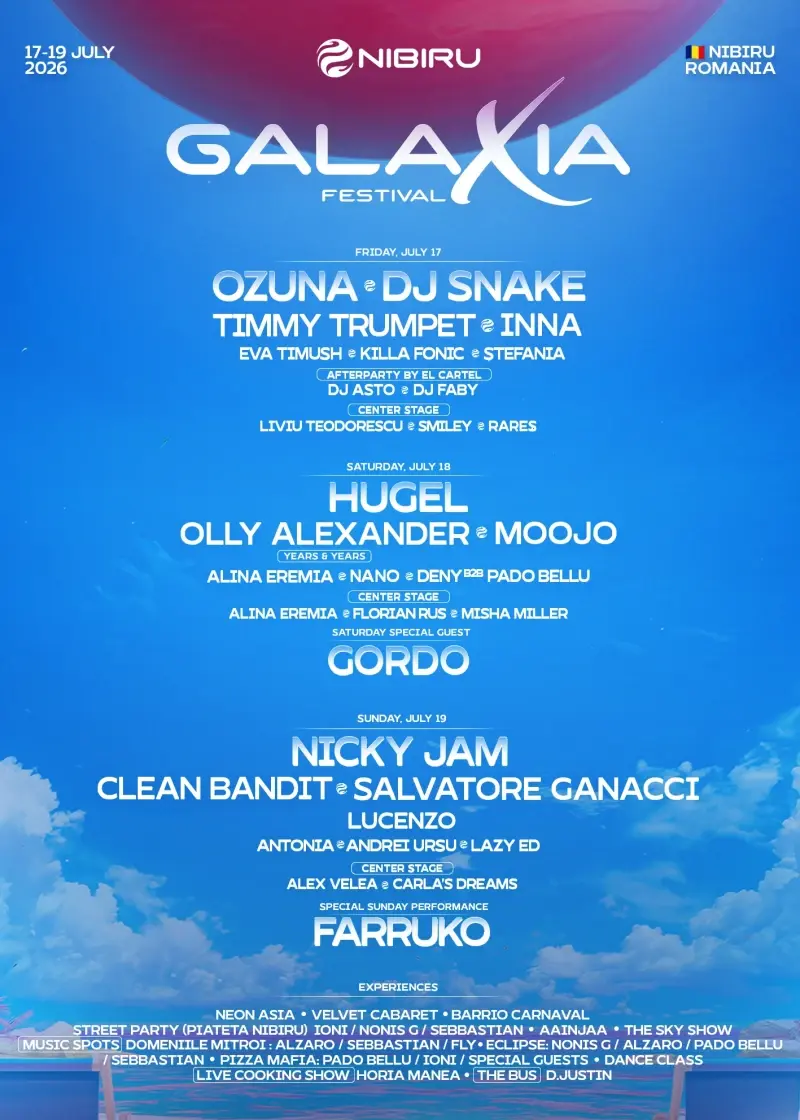 Galaxia Festival 2026 afis