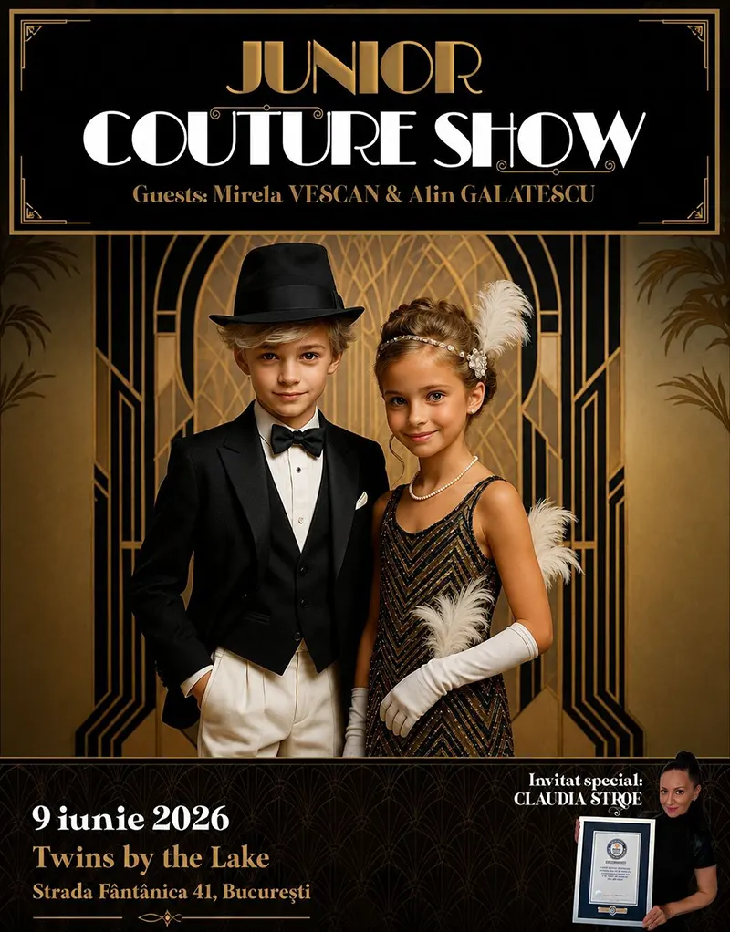 Junior Couture Show 2026 moda si lumea copiilor mai 2026