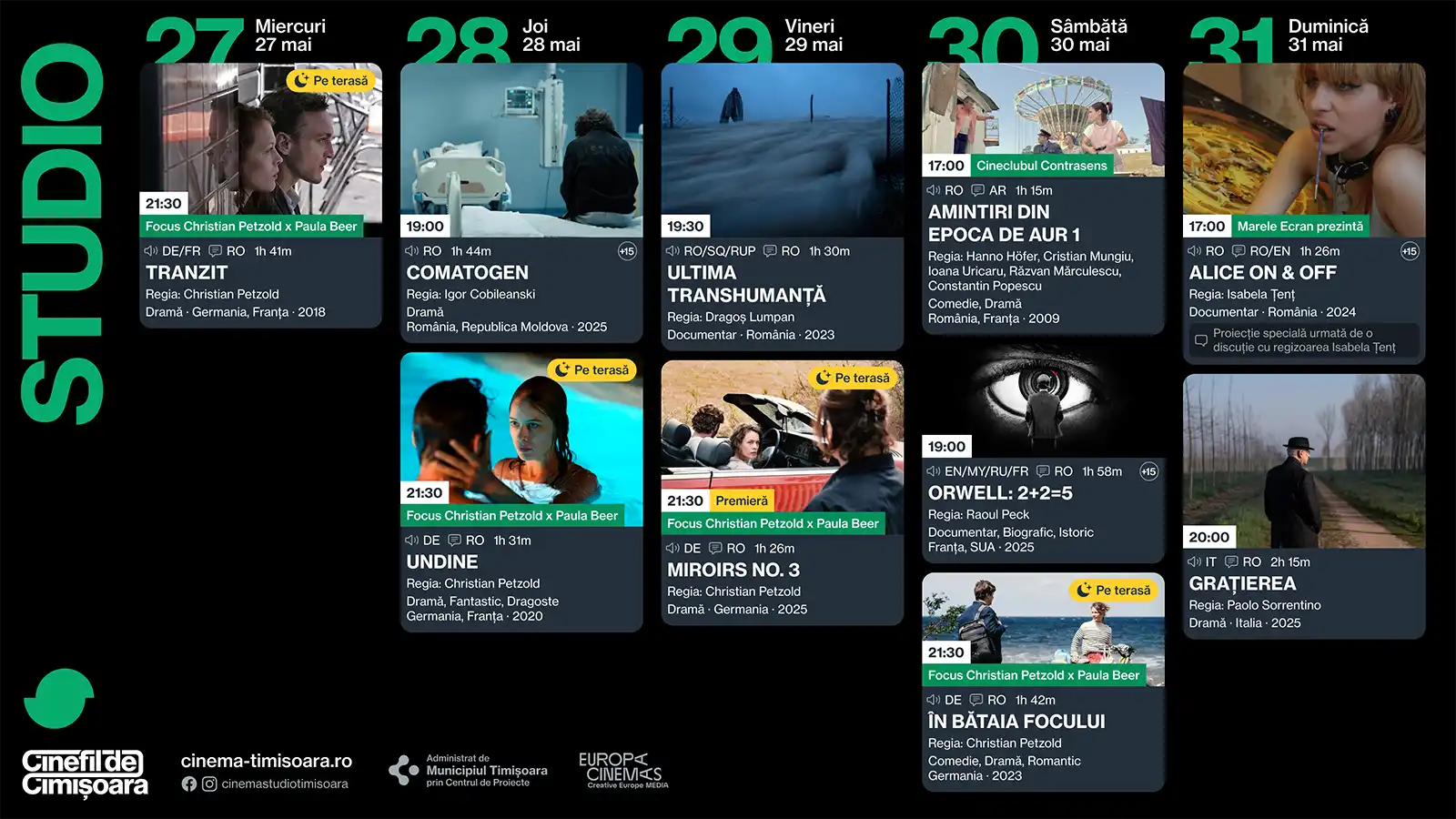 Ce filme rulează la cinema în Timișoara, săptămâna 27–31 mai
