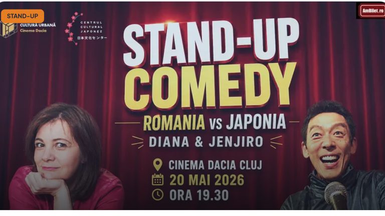 ROMÂNIA vs JAPONIA - Stand-up comedy cu Diana & Zenjiro